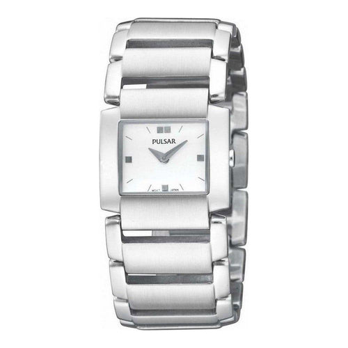 Load image into Gallery viewer, Pulsar Women&#39;s Stainless Steel Watch PTA425X1, 25mm, White Dial, Silver Strap
