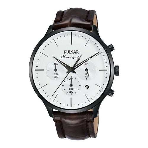 Load image into Gallery viewer, Pulsar Men&#39;s PT3895X1 Brown Leather Watch Strap Replacement
