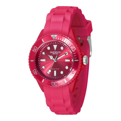 Load image into Gallery viewer, Fuchsia Rubber Replacement Watch Strap for Ladies (Ø 35 mm)
