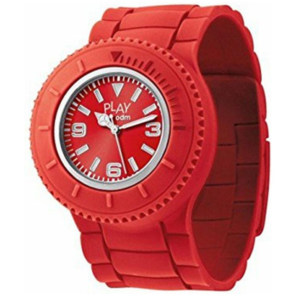 Red Silicone Strap Replacement for Ladies' Watch, Ø 45 mm