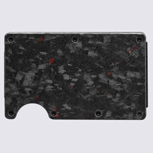 Load image into Gallery viewer, LORNE Forged Carbon Wallet I Matte Red-2
