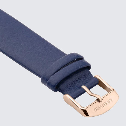 Load image into Gallery viewer, Blue Vegan Leather Unstitched Strap | 20MM-4
