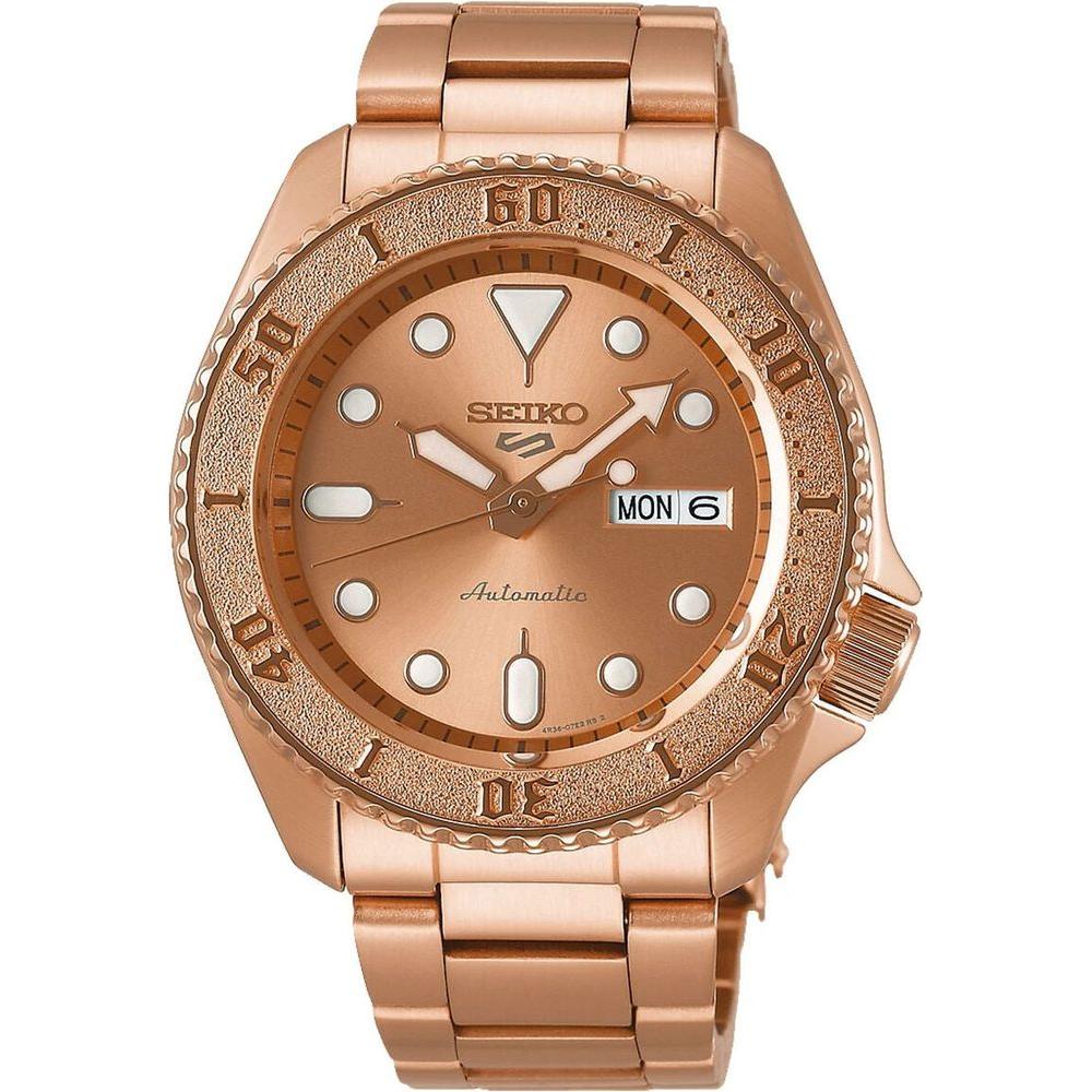 Seiko SRPE72K1 Unisex Pink Automatic Wristwatch (Ø 42 mm)