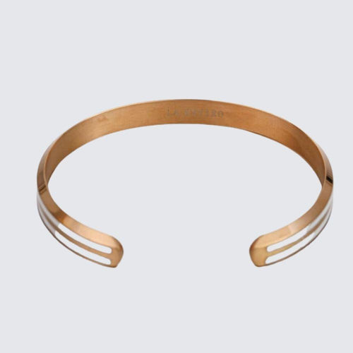 Load image into Gallery viewer, Minimalist Classic Bracelet - Rose Gold &amp; White-3
