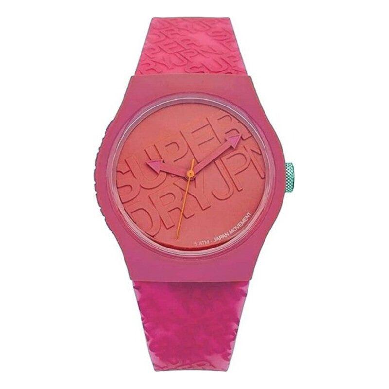 Superdry SYL169P Ladies' Pink Silicone Strap Replacement Watch Band