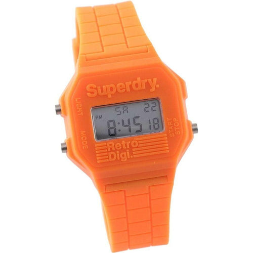 Load image into Gallery viewer, Superdry Unisex SYL201O Quartz Wristwatch - Orange Rubber Strap Replacement for Men and Women
