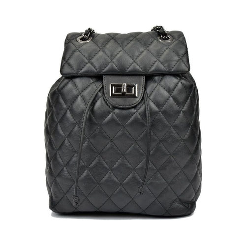 Load image into Gallery viewer, Casual Backpack Anna Luchini SS22-AL-2165-NERO Black 22 x 32 x 11 cm-0
