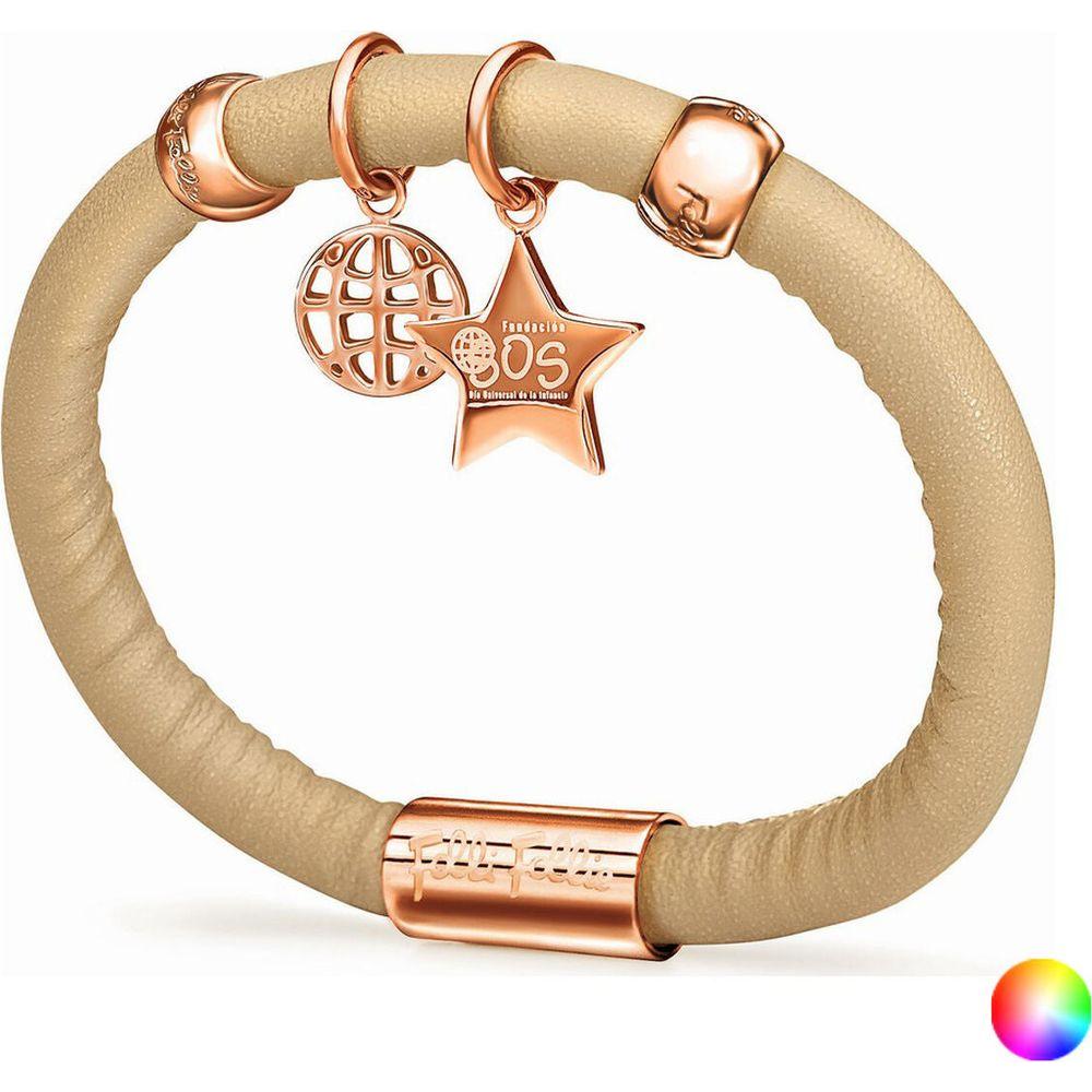 Ladies'Bracelet Folli Follie 1B13T046R Leather (16 cm)-0