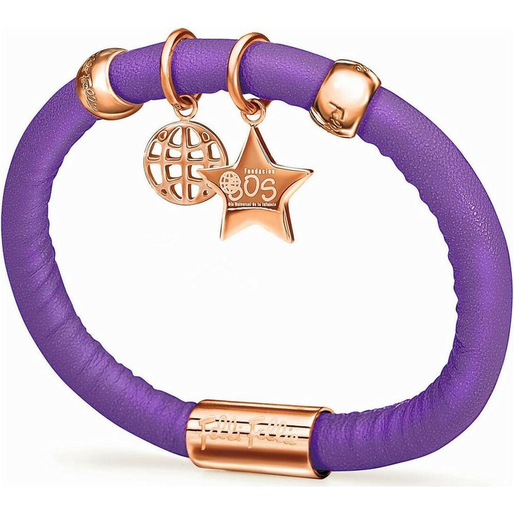 Ladies'Bracelet Folli Follie 1B13T046R Leather (16 cm)-1
