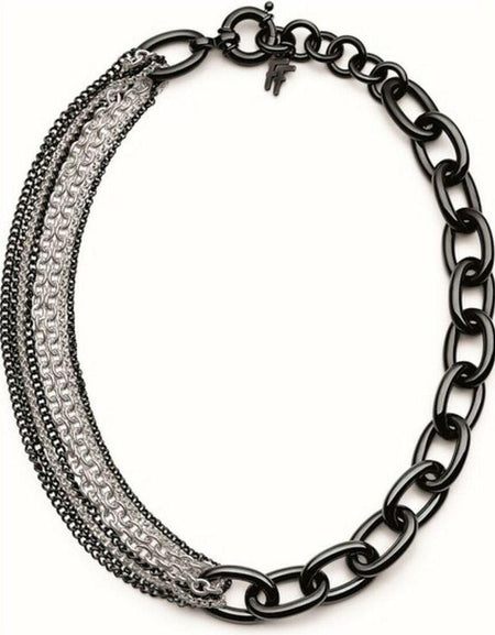 Ladies'Necklace Folli Follie 1N14T069KA (30 cm)-0