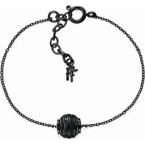 Load image into Gallery viewer, Bracelet Folli Follie 1B17T003K Black Steel (17 cm)-0
