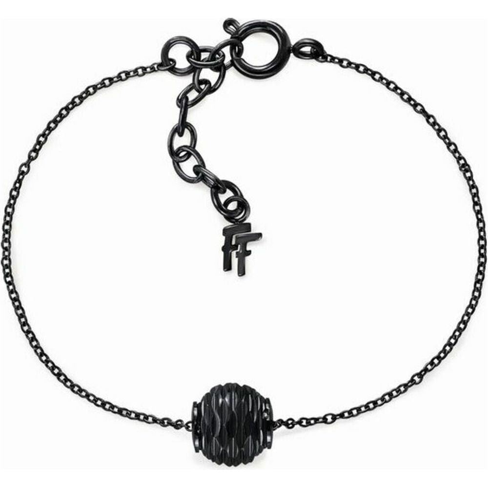 Bracelet Folli Follie 1B17T003K Black Steel (17 cm)-0