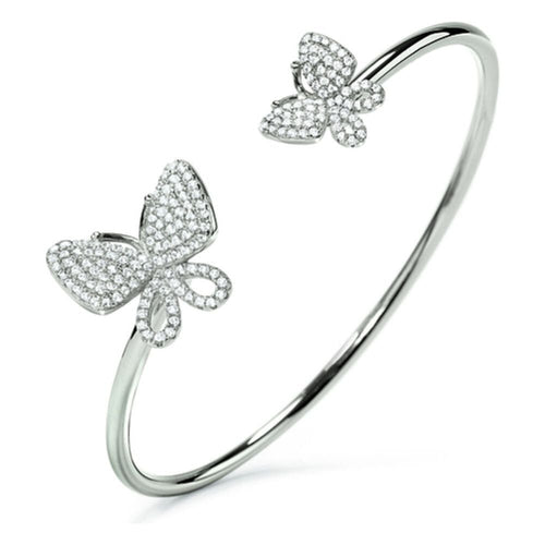 Load image into Gallery viewer, Bracelet Folli Follie Butterflies Sterling silver (Ø 55 mm)-5
