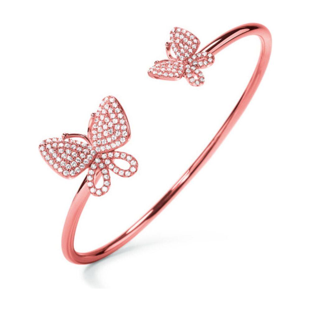 Bracelet Folli Follie Butterflies Sterling silver (Ø 55 mm)-4