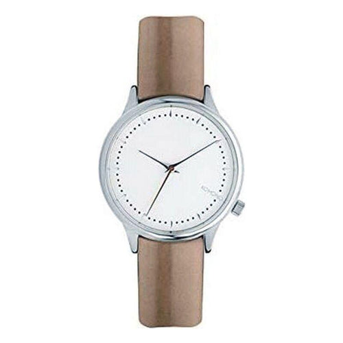Load image into Gallery viewer, Komono KOM-W2857 Women&#39;s White Leather Watch Strap - Elegant Replacement Band for Timeless Style
