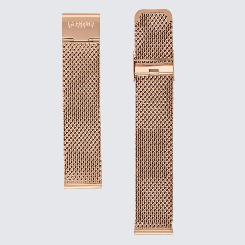 Rose Gold Mesh Watch Strap | 20MM-0