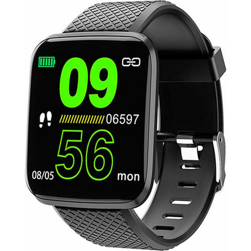 Load image into Gallery viewer, Smartwatch Denver Electronics SW-151 Black Steel 1,3&quot;-0
