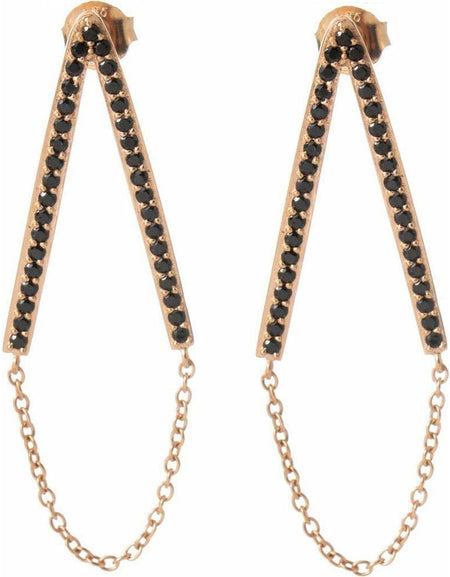 Ladies'Earrings Sif Jakobs E1009-BK-RG (3 cm)-0