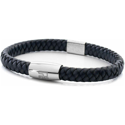 Load image into Gallery viewer, Ladies'Bracelet Sif Jakobs BR28683AC-PT-19_5 Black Leather (19,5 cm)-0
