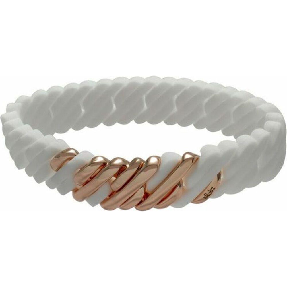 Bracelet TheRubz 100170 White Pink Silicone Stainless steel Steel/Silicone (15 mm)-0
