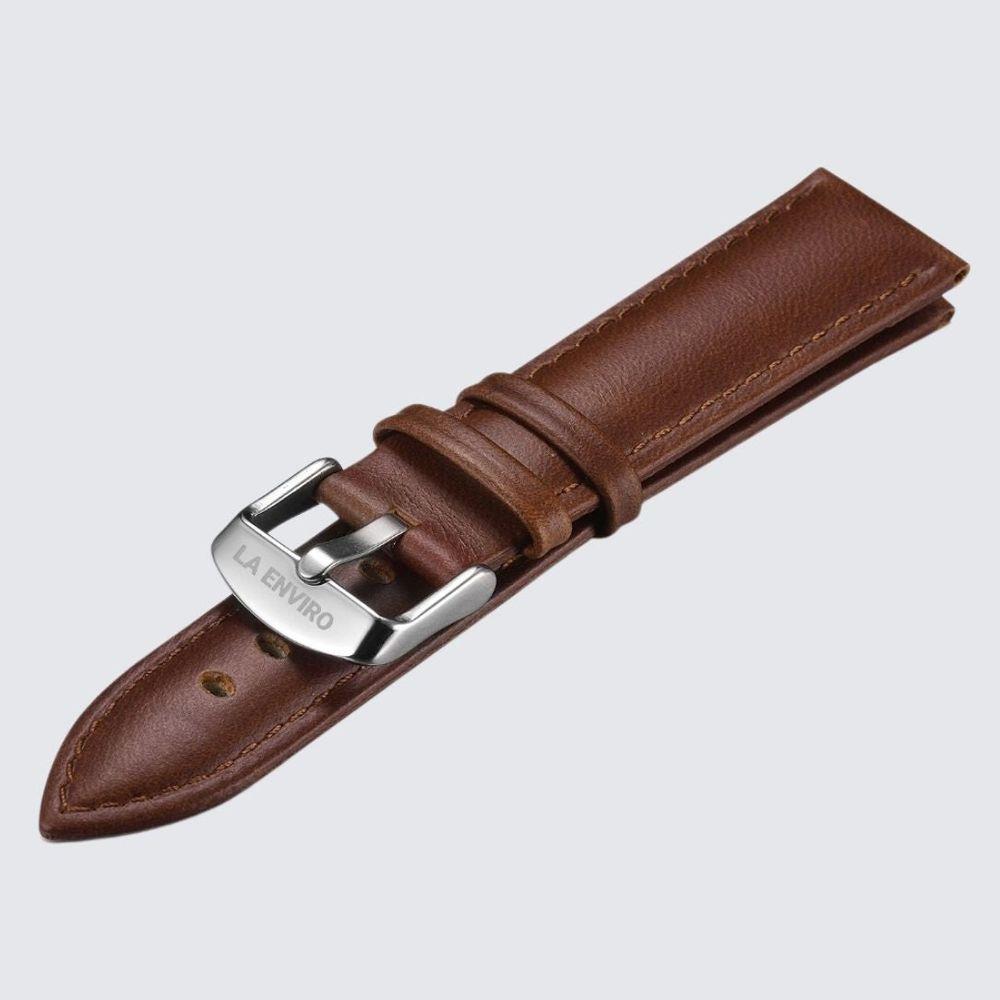 Brown Vegan Leather  Strap | 20MM-2