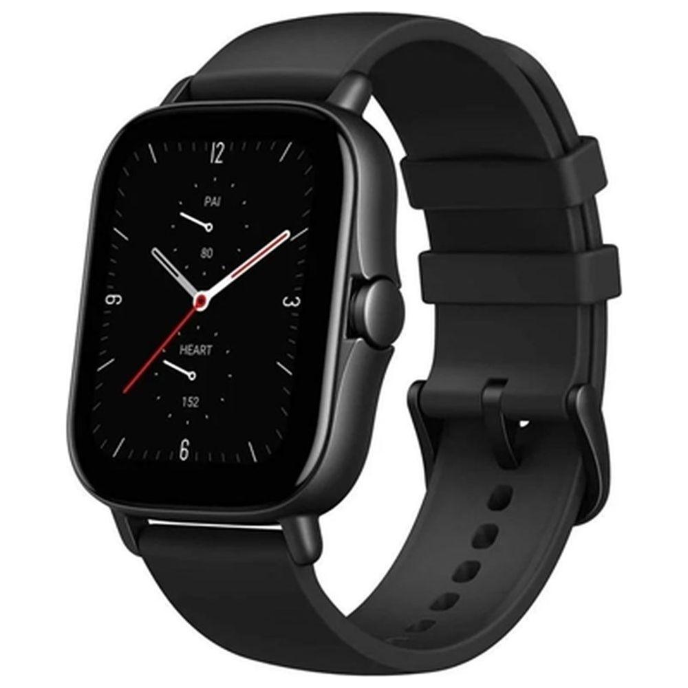 Amazfit GTS 2e Smartwatch - Unisex, AMOLED, Model Number: 1.65", Black
