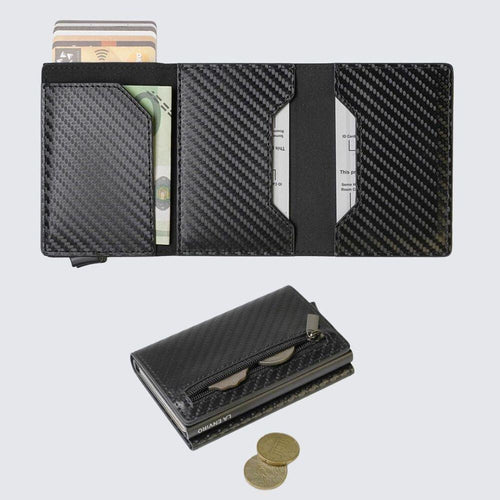 Load image into Gallery viewer, LEURA 2.0 Unisex  Wallet I Carbon Black-2
