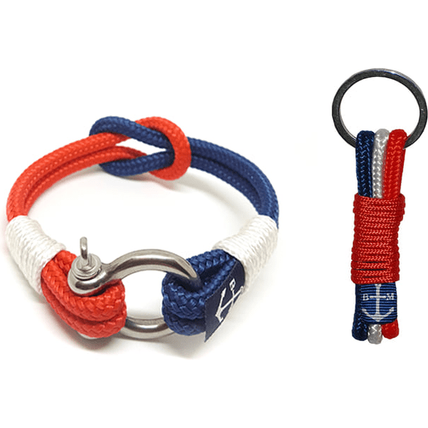 Siobhan Nautical Bracelet and Keychain-0