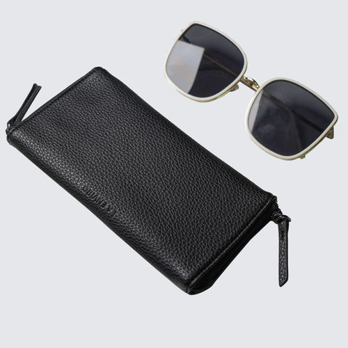 Load image into Gallery viewer, EDEN Double Sided Glasses Case I Black-5
