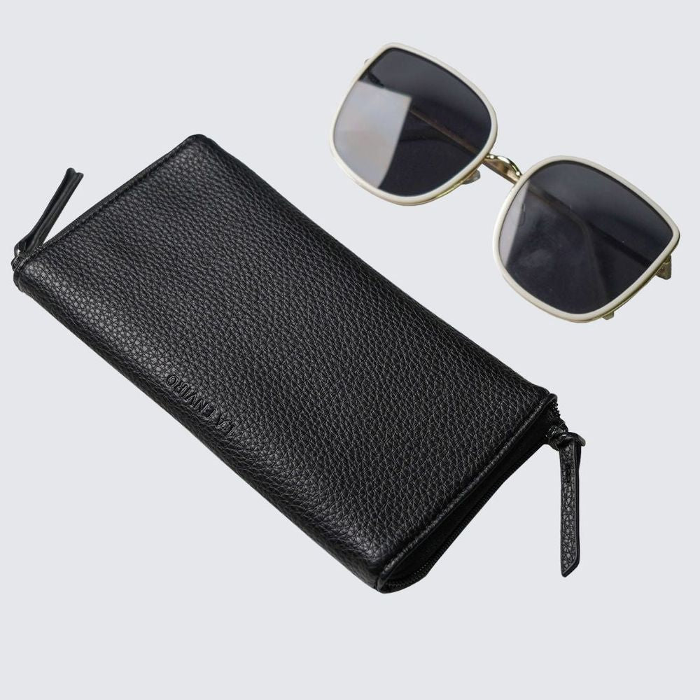 EDEN Double Sided Glasses Case I Black-5