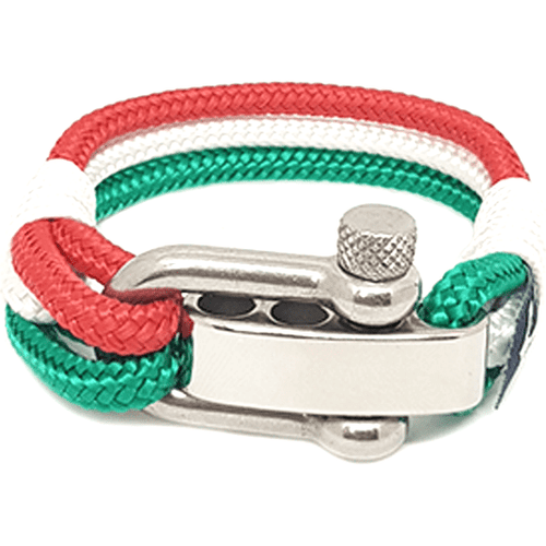Load image into Gallery viewer, Italy Adjustable Shackle Nautical Bracelet-0
