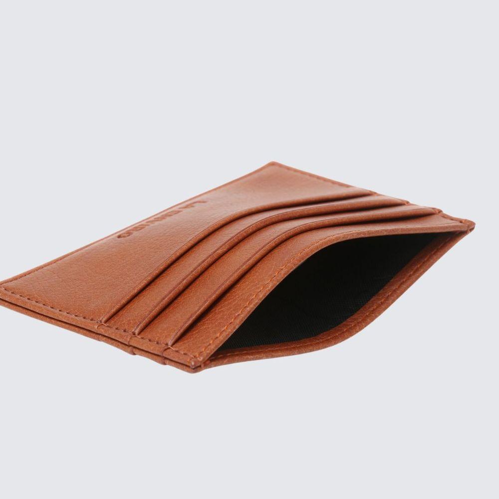 AVOCA Unisex Card Holder I Brown-2