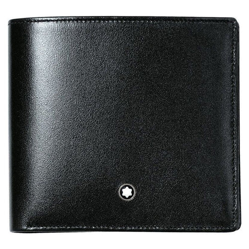 Load image into Gallery viewer, Montblanc Meisterstuck 7162 Men&#39;s Black Leather Billfold Wallet
