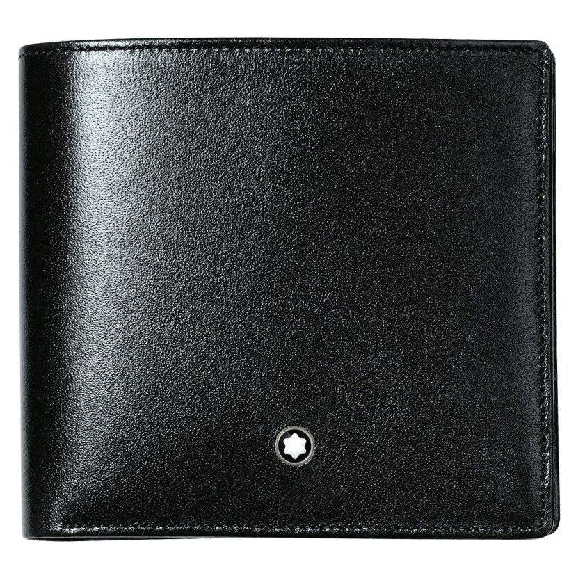 Montblanc Meisterstuck 7162 Men's Black Leather Billfold Wallet