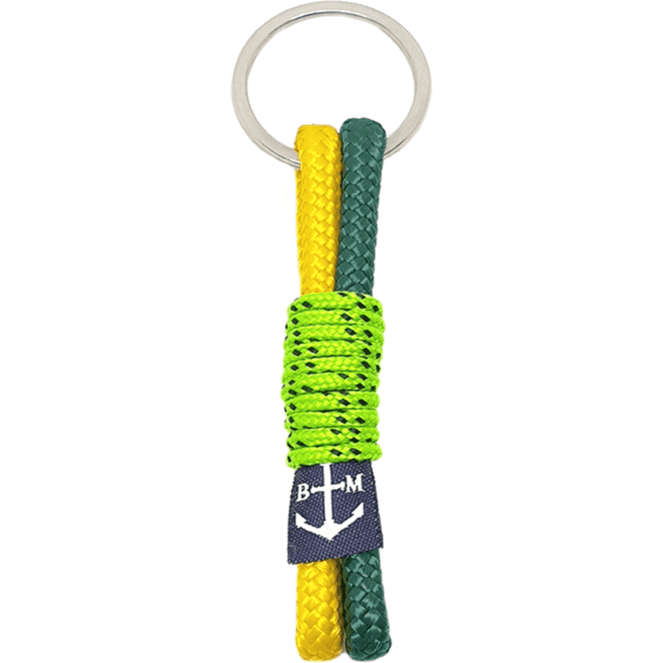 Yellow-Green Handmade Keychain-0