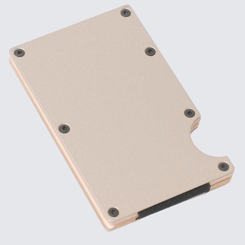 Minimalist Metal Wallet I Pink-2