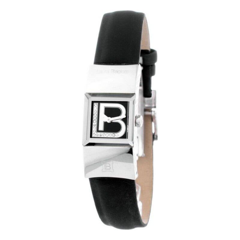 Laura Biagiotti LB0016S-01 Women's Black Leather Strap Replacement - Elegant and Versatile Watch Band for Women