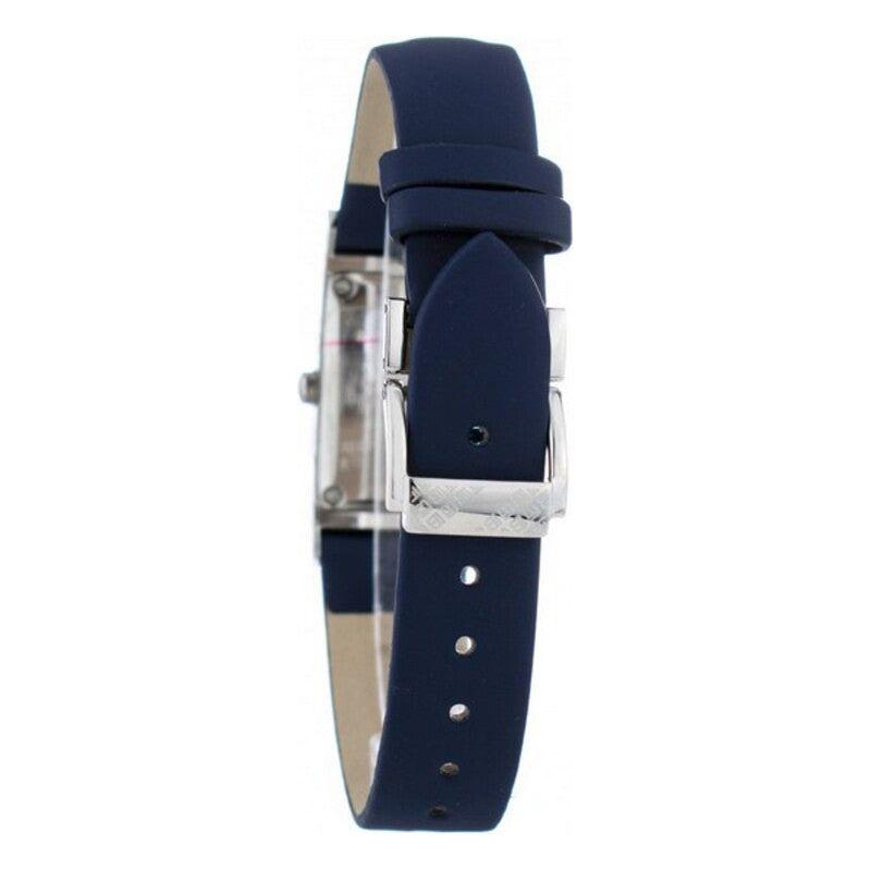 Elegant Blue Leather Watch Strap Replacement for Women - Stylish and Sophisticated Timepiece Accessory