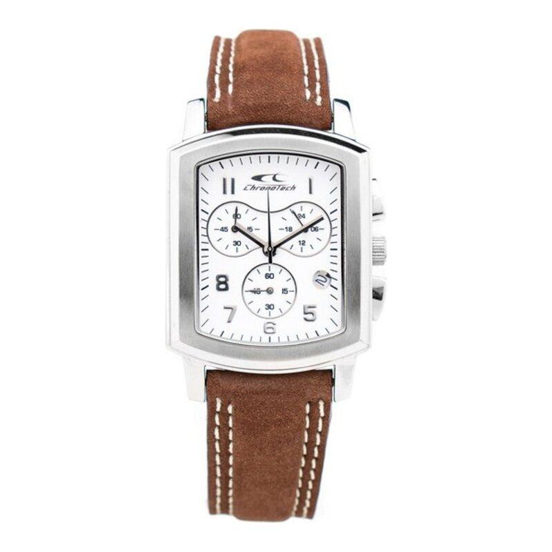 Elegant Timepiece: Luxe Unisex Leather Watch with Stainless Steel Box (Model 31) - Brown
