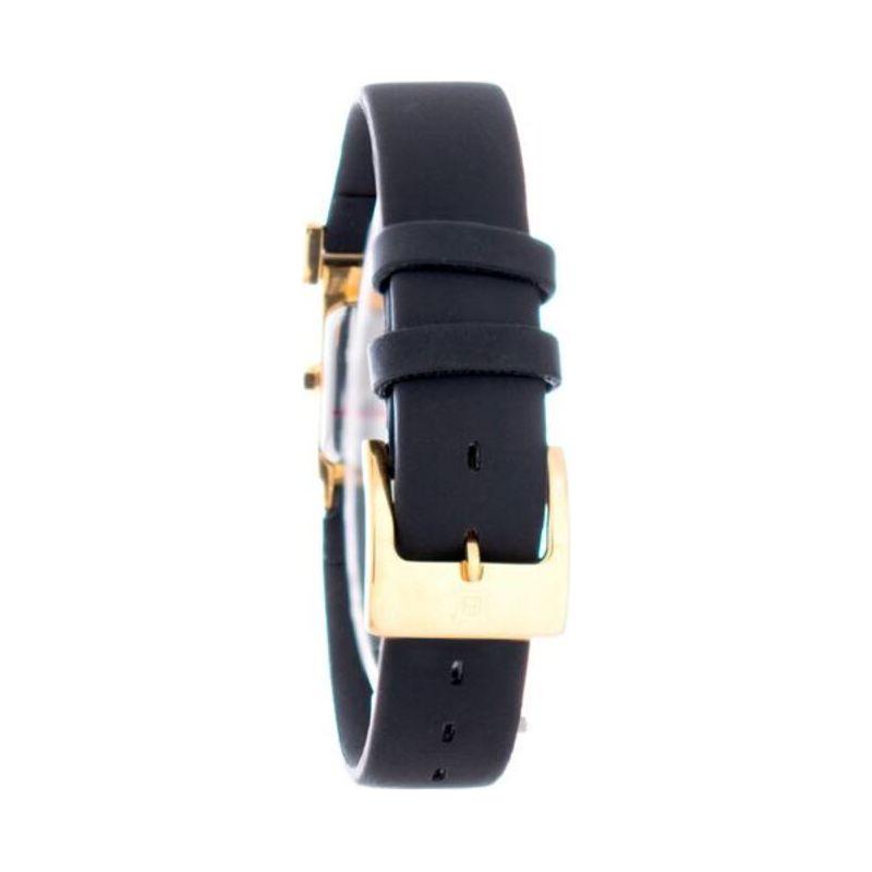 Laura Biagiotti LB0007S-03Z Women's Black Rubber Strap Replacement - Elegant and Versatile Watch Band for Ladies
