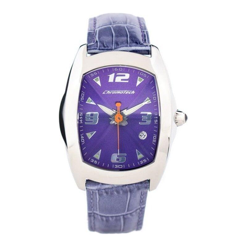 Ladies' Chronotech CT7504-08 Fashion Forward Fuchsia Violet Leather Watch (Ø 40 mm)