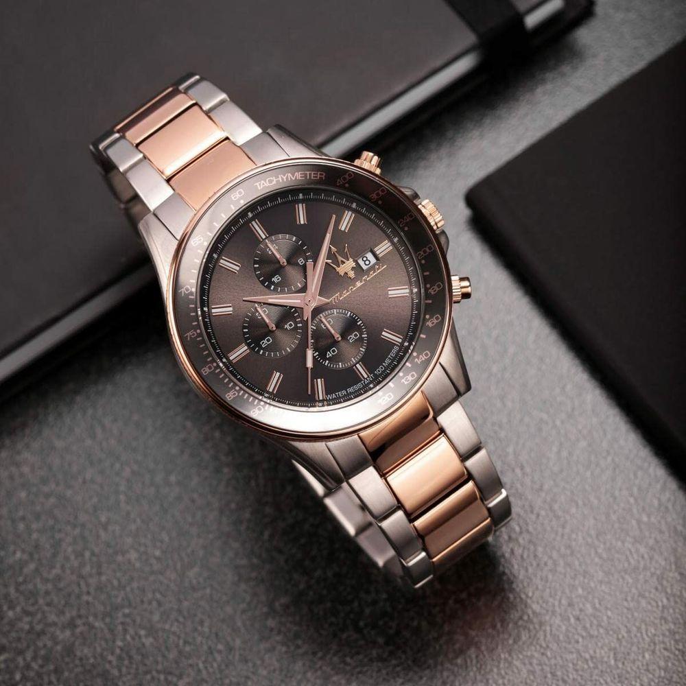 Maserati Unisex Multicolour Stainless Steel Quartz Watch - Model R8873640014 (ø 44 mm)