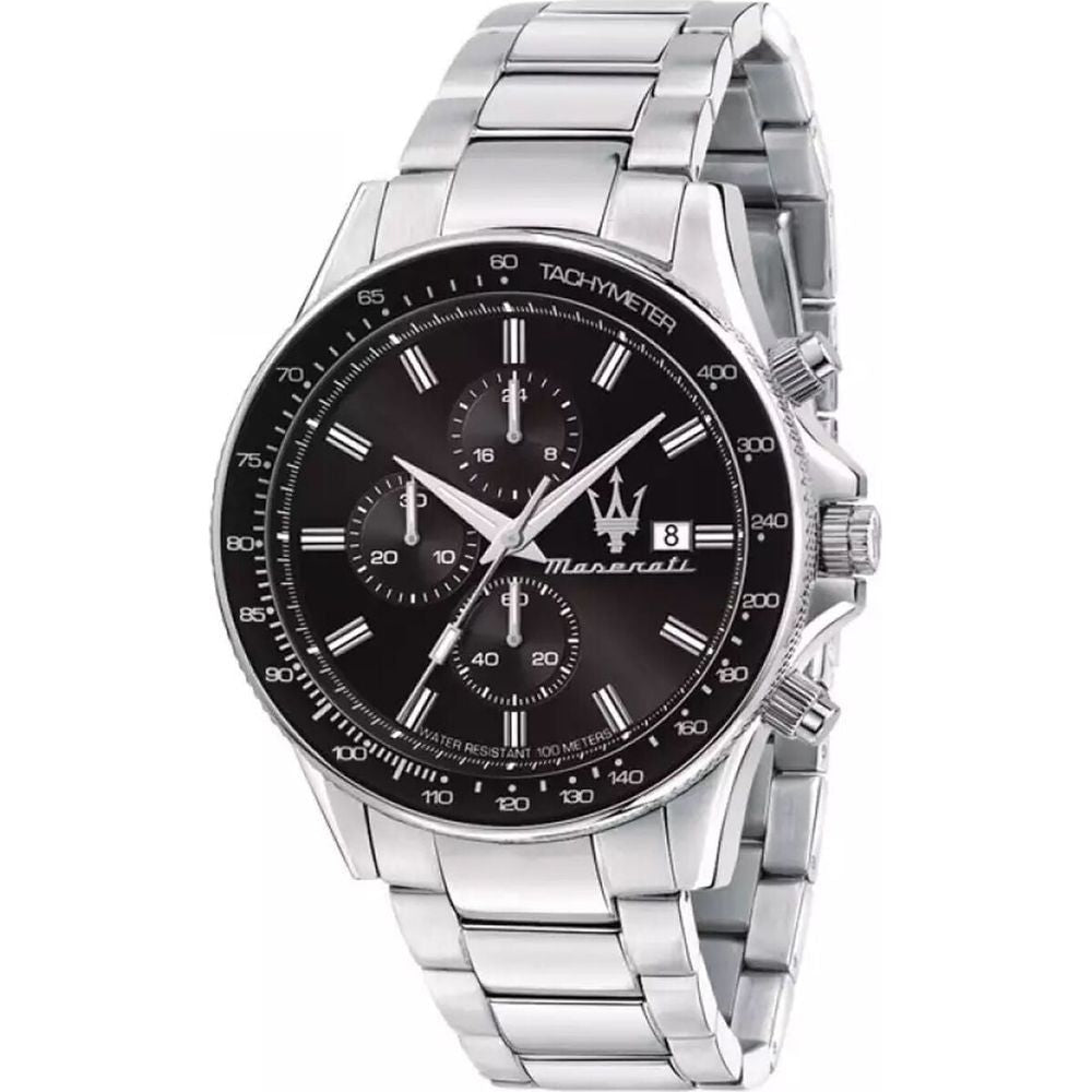 Maserati Unisex Quartz Wristwatch R8873640015, ø 44mm, Silver Stainless Steel