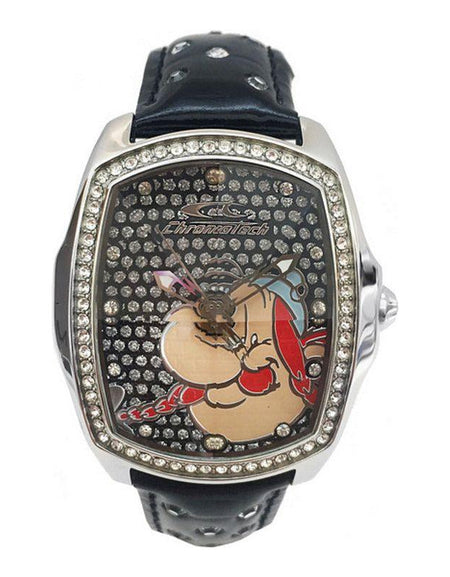 Infant's Watch Strap Replacement - Sleek Black Leather Band for Boys and Girls