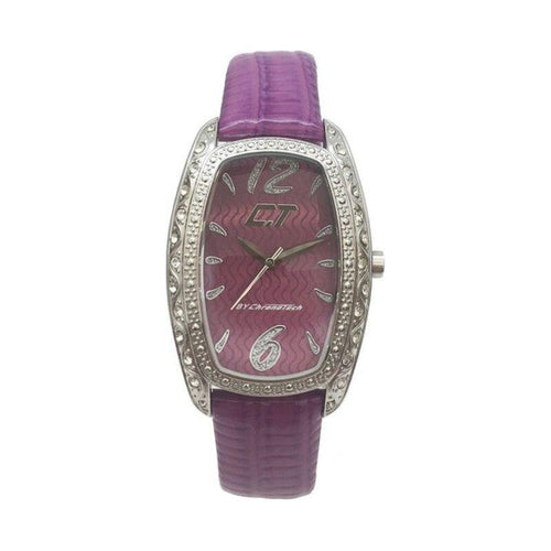 Load image into Gallery viewer, Introducing the Elegant Purple Leather Watch Strap Replacement for Women
