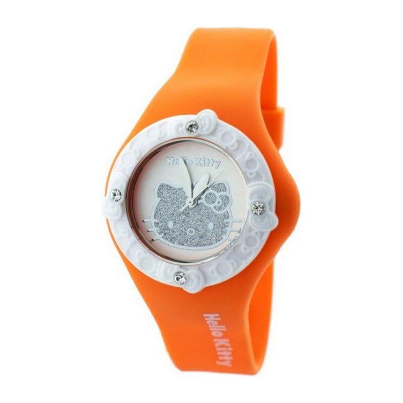 Introducing the Vibrant Orange Rubber Watch Strap Replacement for Ladies' Watches - Ø 40mm