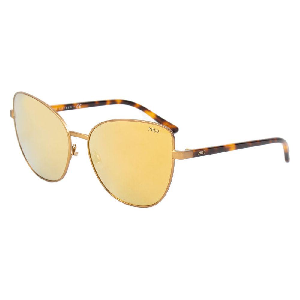 PH3121-93247P61 Women's Aviator Sunglasses - Elegant Brown Metal Frame - UV400 Protection