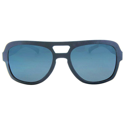 Load image into Gallery viewer, Adidas Originals Men&#39;s Aviator Sunglasses AOR011-021-009 - Blue Lenses, Dark Blue Frames
