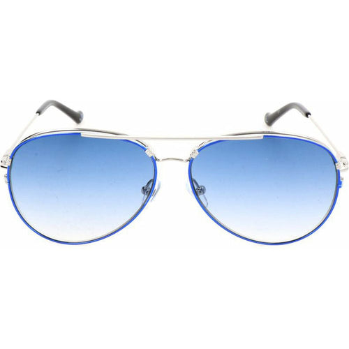 Load image into Gallery viewer, Adidas Blue Gradient Women&#39;s Aviator Shades AOM016 CM1308
