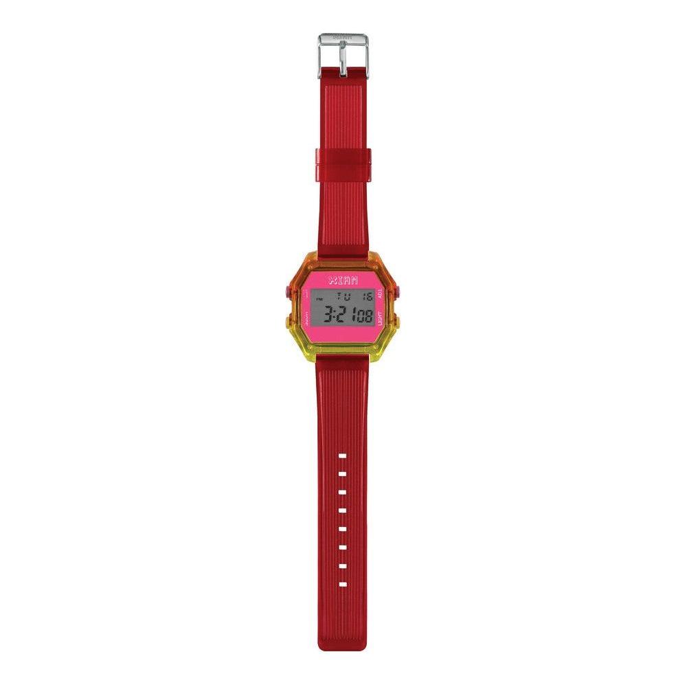 Formal Women's Red Silicone Watch Strap Replacement